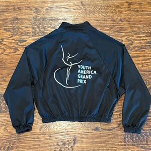 YAGP Black Zip-Up Warm Up Jacket